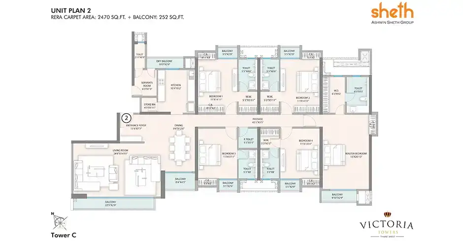 Sheth Thane Majiwada Floor Plans